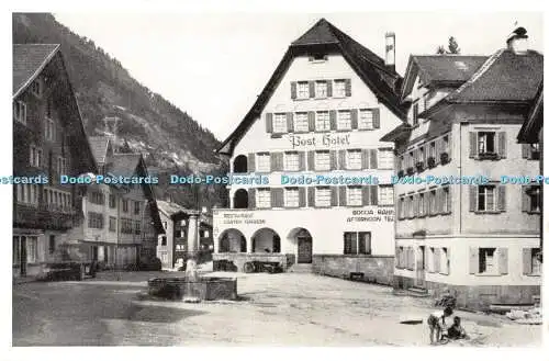 R365569 Gotthard Sustenroute Posthotel Wassen vorm Kurhaus L M Kohler