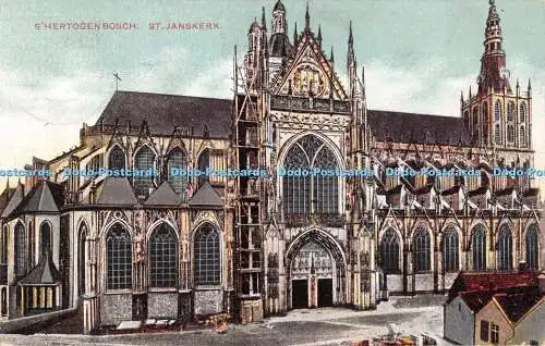 R370427 S Hertogen Bosch St Janskerk Kunstchromo No 859 J H Schaefer 1912