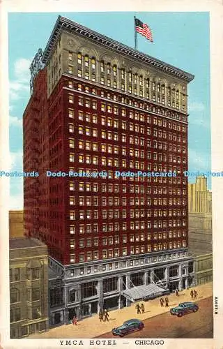 R367108 Chicago S Wabash Avenue YMCA Hotel Curteich C T American Art