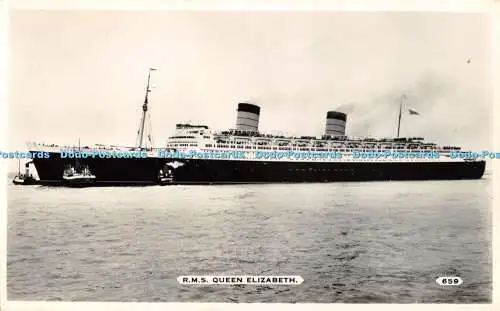 R370440 R M S Queen Elizabeth 659 Dearden and Wade Sunny South Echtfoto