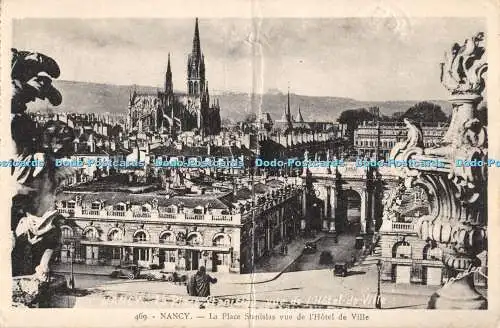 R370444 469 Nancy La Place Stanislas vue de lHotel de Ville V Roeder 1937