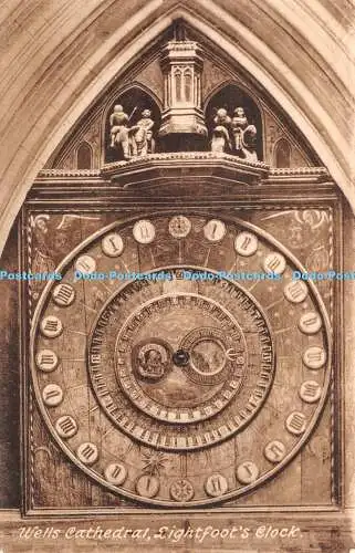 R367132 Wells Cathedral Lightfoot Clock T W Phillips Friths Series No 31340