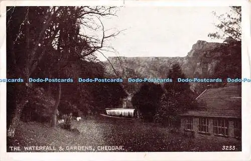 R365619 Cheddar The Waterfall and Gardens S Allen 1926