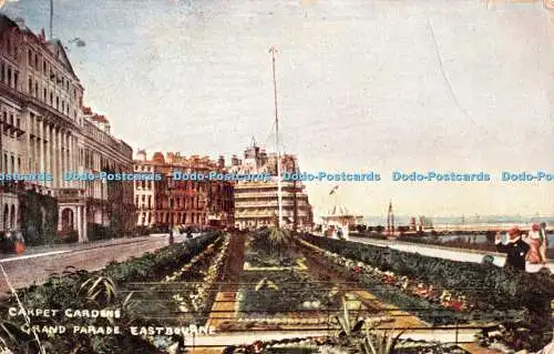 R365653 Eastbourne Carpet Gardens Grand Parade W H Smith 1908