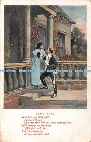 R367234 Blue Bell Good bye my Blue Bell Farewell to you Valentines Serie 1906