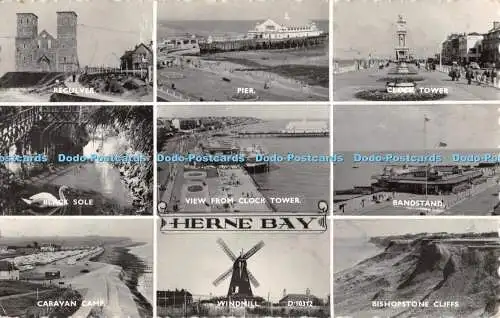 R365730 Herne Bay schwarze Sohle Wohnwagen Camp Bandstand Windmühle Schuhschmied und Äther