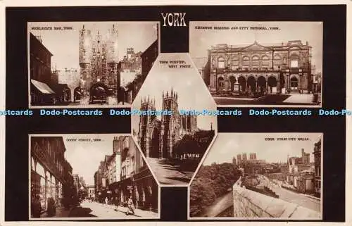 R365733 York Exhibition Buildings and Etty Memorial York from City Walls RP Mult