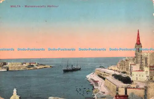 R370616 Malta Marsamuscetto Hafen Postkarte