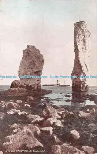 R367305 Swanage Old Harry Rocks J Salmon Sepio Style