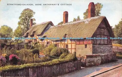 R368900 Stratford on Avon Anne Hathaways Cottage Valentinstag Valesque Postkarten