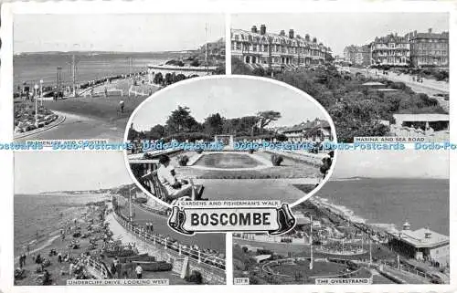 R365785 Boscombe Gardens and Fisherman Walk Marina and Sea Road Multi View 1962