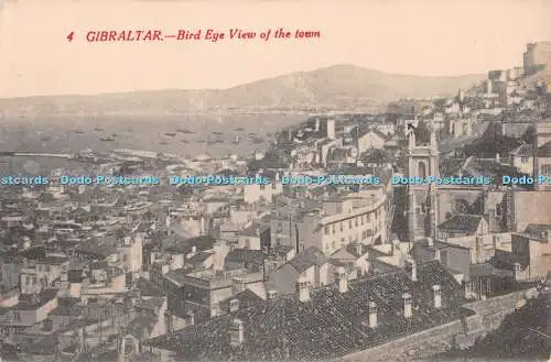 R370639 Gibraltar Stadtblick aus der Vogelperspektive J M Danan