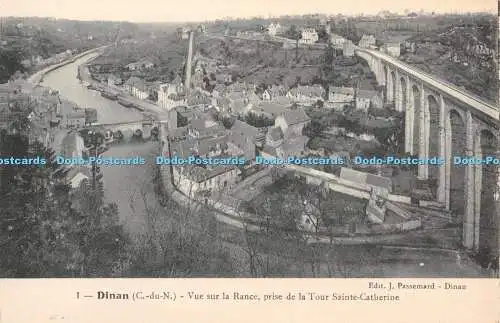 R370652 Dinan C du N Vue sur la Rance prise de la Tour Sainte Catherine J Passem