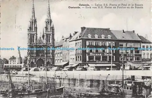 R365811 Ostende Eglise S Pierre et Paul et le Bassin V Marechal