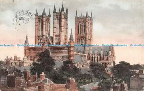 R365820 Lincoln Cathedral S W F Frith No 25623 1908