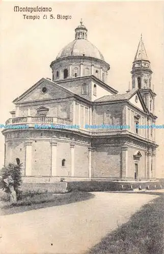 R367403 Montepulciano Tempio di S Biagio Trecci Serafino 19275