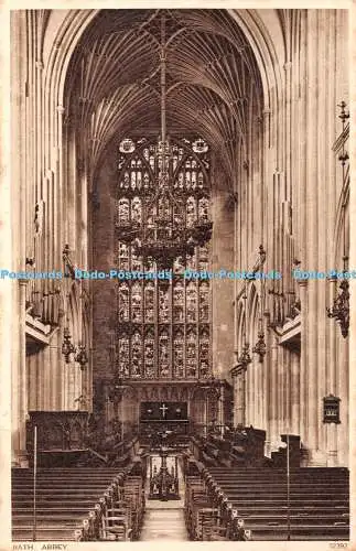 R367406 Bath Abbey Photochrom Postkarte