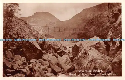 R365934 Hängebrückenkopf Glen Nevis Fort William J B Weiß Best of All