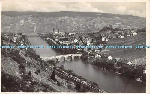 R369047 Der Rhein Bingen a Rh mit Blick auf Nahe Rhein und Niederwald Nr 4007 R