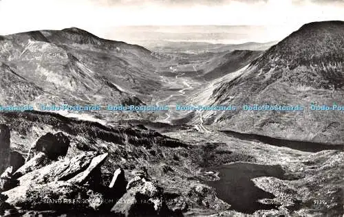 R365961 Nant Ffrancon aus Glyder Fach J Salmon A Echtfoto 1976