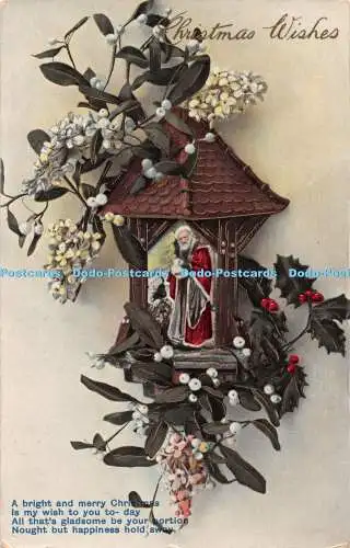 R367500 Christmas Wishes A bright and merry Christmas Serie 1863