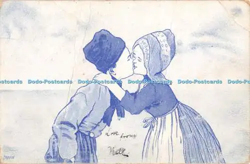 R367514 Love From Two Fall in Love People Depose B K W I 1904