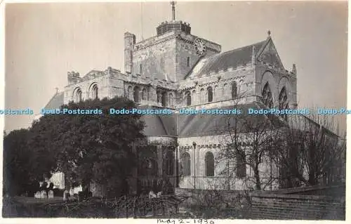 R365993 Unbekanntes Schloss mit Uhr Postkarte 1936