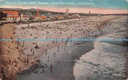 R367527 California Beach From Cliff House San Francisco P N C Pacific Neuheit