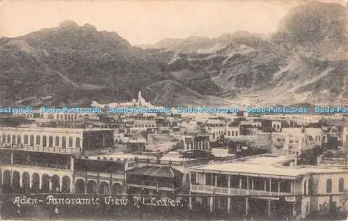 R367541 Aden Panoramic View No 1 Crater I Benghiat Hotel de l Europe and Orienta