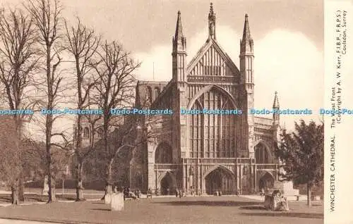 R367542 Winchester Cathedral The West Front A W Kerr F I B P F R P S Coulsdon Su