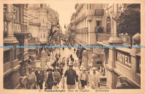 R367545 Blankenberghe Rue de l Eglise Kerkstraat Edit Grands Bazars Parisiens