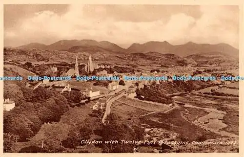 R367558 Connemara Clifden with Twelve Pins Mountains R Joyce