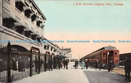 R367570 Canada C P R Station Calgary Alta Valentine