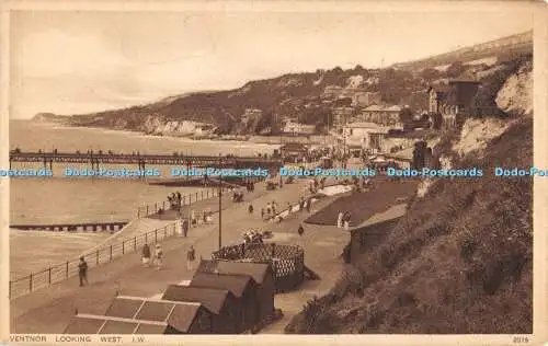 R369192 Ventnor Looking West I W 2019 W J Nigh