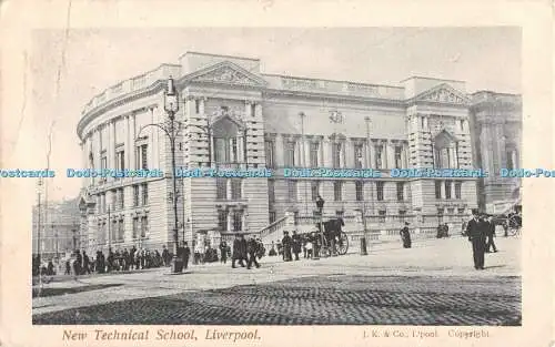 R367627 Liverpool New Technical School J K Royal Liver Series 1908