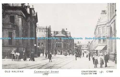 R367633 Old Halifax Commercial Street Collectorcard 1907