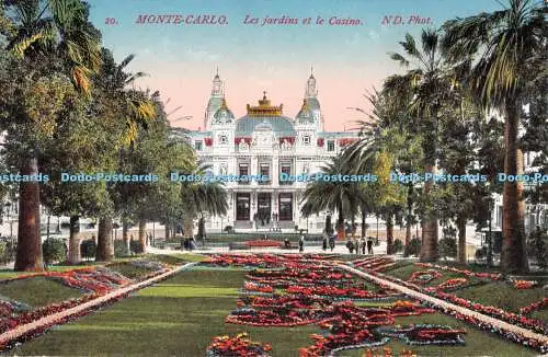 R369228 20 Monte Carlo Les jardins et le Casino ND Phot A Sauvaigo Nice Louis Gl