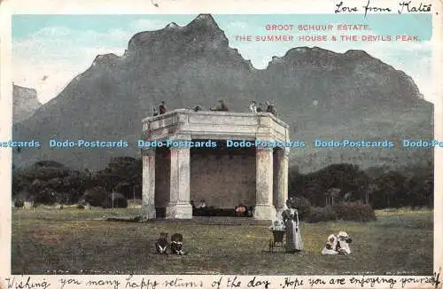 R370964 Groot Schuur Estate The Summer House and The Devil Peak G D and D L 1909