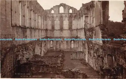 R369296 14 Rievaulx Abbey Interior of Refectory H M Office of Works