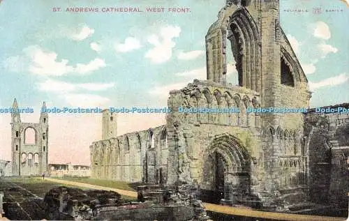 R369297 St Andrews Cathedral West Front Reliable Series W R and S