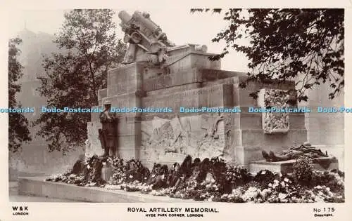 R369305 W and K London Royal Artillery Memorial Hyde Park Corner London No 175 D