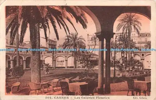 R371041 Cannes Les Galeries Fleuries Giletta 1926