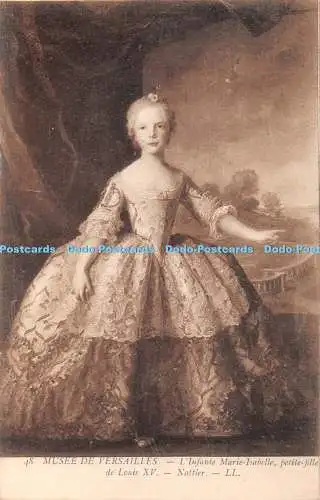 R367742 Musee de Versailles L Infante Marie Isabelle Petite Fille de Louis XV Na