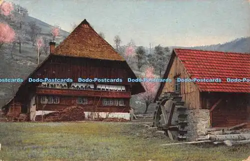 R371072 Zwei Landhäuser Nenke und Ostermaier Photochromie Serie 169 Nr 3007