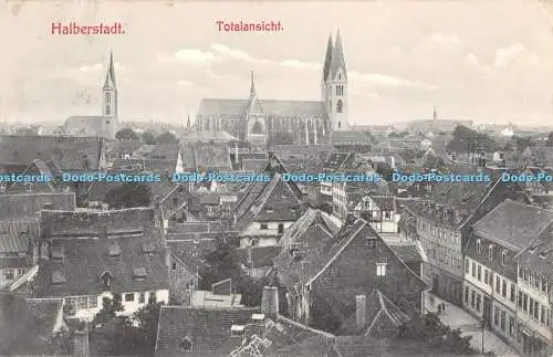 R371077 Halberstadt Totalansicht R Lederbogen 1907