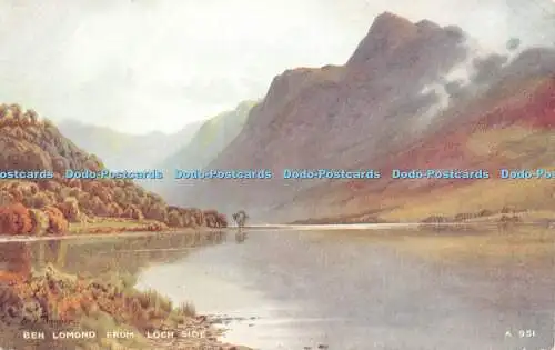 R371148 Ben Lomond von Loch Side Valentine Art Farbe Edward H Thompson