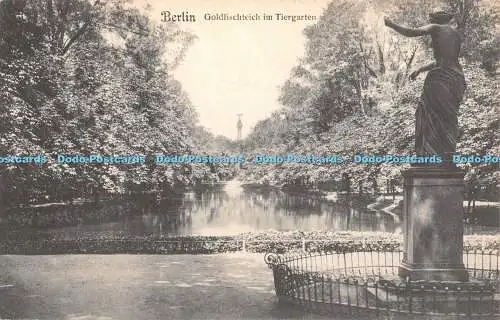 R371176 Berlin Goldfischteich im Tiergarten Paul Fink Nr 37