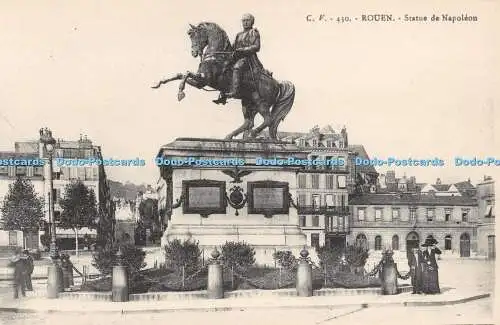 R369453 C V 430 Rouen Statue de Napoleon