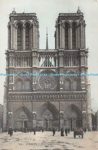 R367872 Paris Notre Dame C M Postkarte