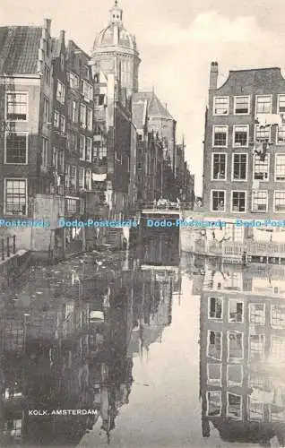 R367878 Kolk Amsterdam J V A Postkarte